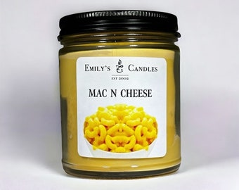 9 Ounce SOY Candle Mac & Cheese scent