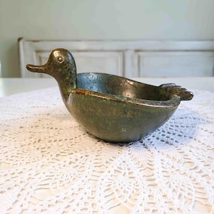 Vintage Bitossi Pottery Duck Ashtray - Mid Century Modern MCM, Made in Italy
