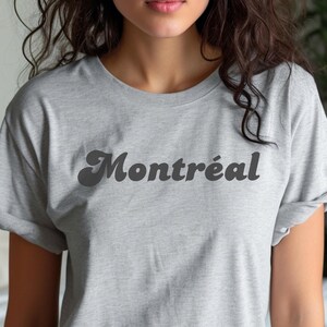 Montreal Graphic Tee | Unisex Short Sleeve Canada T-Shirt | Great Gift for Montreal Lovers & City Enthusiasts