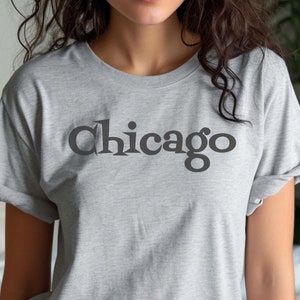 Chicago Graphic Tee | Unisex Short Sleeve Illinois T-Shirt | Great Gift for Chicago Lovers & City Enthusiasts
