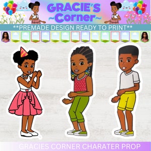 Gracie's Corner / Accessorio personaggio / Stampabile / Digitale / Pronto per la stampa / Modello bomboniera / File PDF