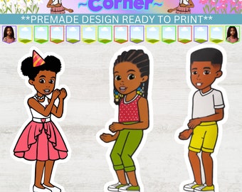 Gracie’s Corner | Character Prop | Printable | Digital | Ready To Print | Party Favor Template | PDF File