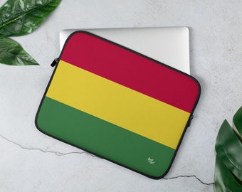 Rasta Style - Caribbean Flag Laptop Sleeve