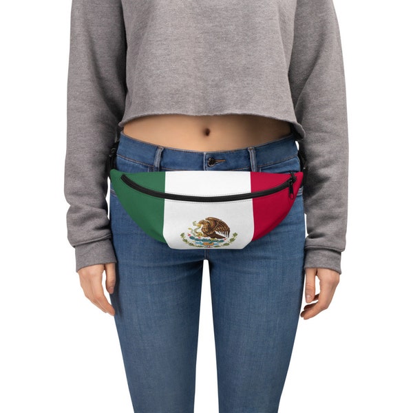 Mexican Flag Fanny Pack Latin America Pride - Central South American Life, Mexico Flag For Mexican Pride Handy Practical Fanny Pack - Latinx