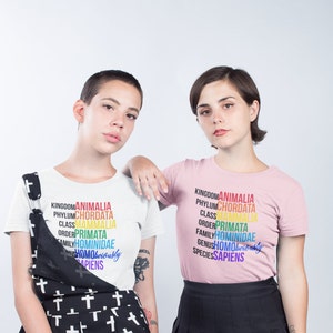 LBGTQ Pride Day liefde is liefde shirt taxonomie wetenschap-Pride taxonomie tshirt-nerdy Geek Science LBGTQ wetenschappelijke classificatie grafiek Tee