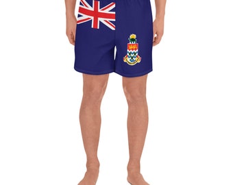 Cayman King Caribbean Island Boy - Swim Trunks - Island Life, Cayman Flag For Cayman Island Pride Bathing Suit Men's Athletic Swim Shorts