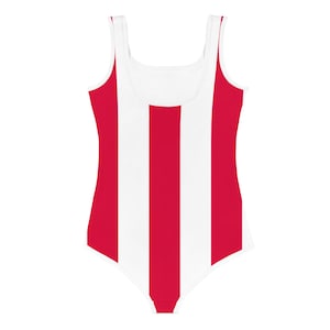 Kids Boricua Babe Caribbean Island Girl One-Piece Kids Swimsuit Island Life, Puerto Rico Flag For Puerto Rican Pride Child Bathing Suit image 2