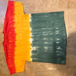 Urban Outfitters Tried and True Co. Vintage Lead Patch Tie-Dye Stripe Tee Size XL Good (not new) Condition Kinda rare! image 7