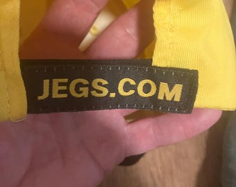 Gorra de camionero de alto rendimiento Jegs NWT con parte trasera de velcro