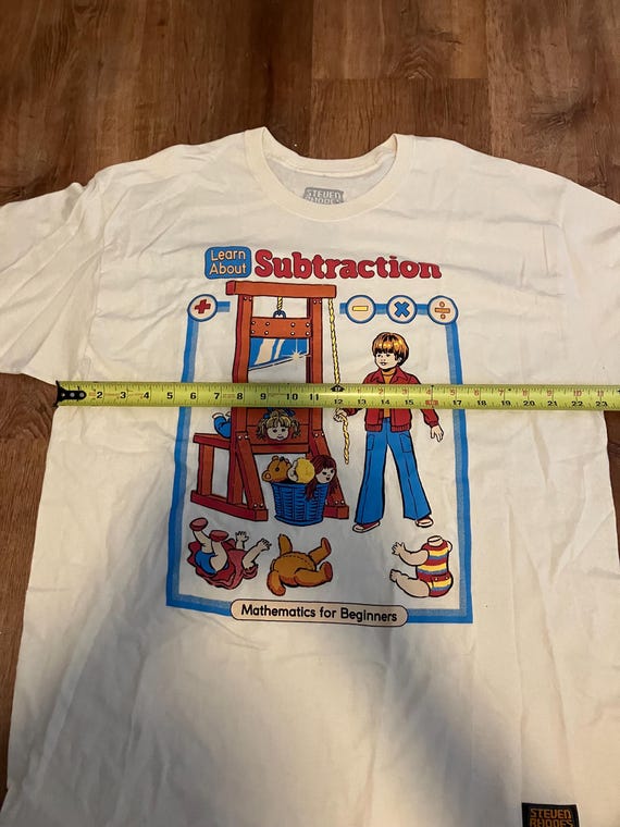 Steven Rhodes T Shirt Genuine Learn About Subtrac… - image 2
