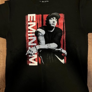 Camiseta gráfica de Eminem con diseño &quot;Shady Homage&quot;. Talla M. VGC.