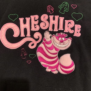 Cheshire Cat Hoodie Fleece Vintage NEW with tags Disney Size Large