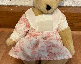 North American Bear 1982 in Muffy Vanderbear 1982 Dress Vintage VG condition
