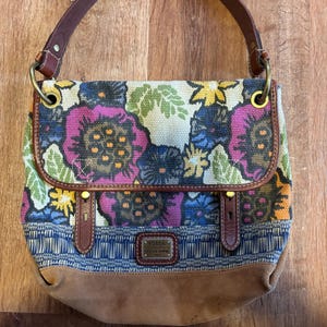 Vintage Patchwork Fossil Bag - Etsy