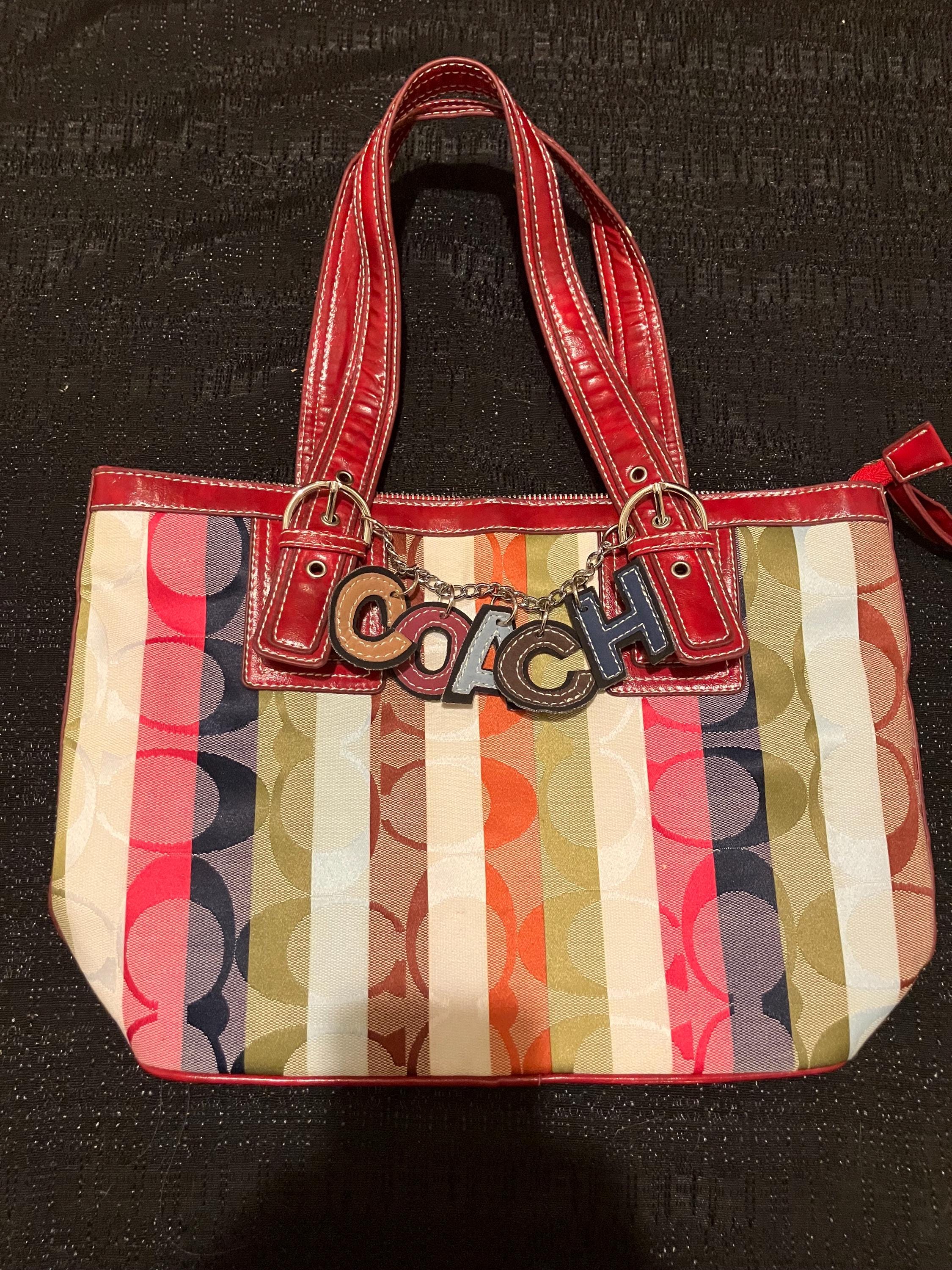 ［unused］coach multi color pouch hand bag Coach Purse Multi Color Cross body Authentic Bag | eBay