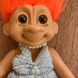 Russ Troll Vintage Tracey Fashion 7” With tights and Necklace