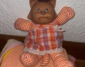 Cabbage Patch Kids Koosa Cat Orange And White *Adorable!*