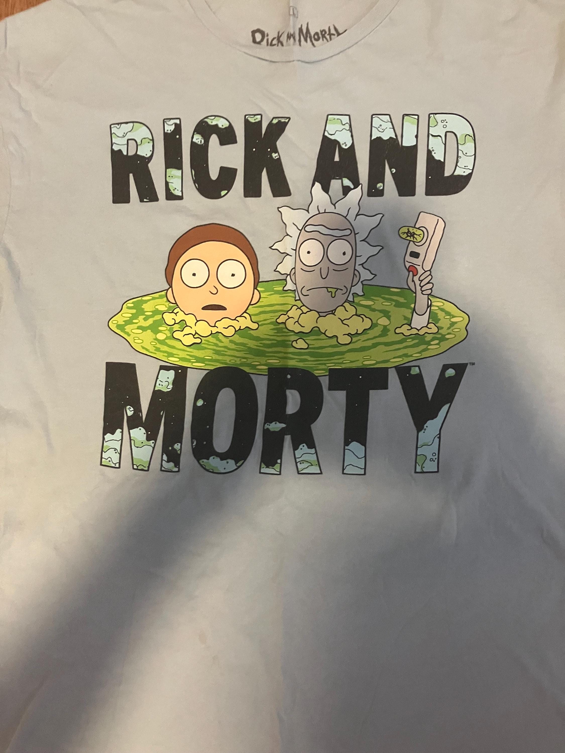 Fashion UK – Rick And Morty Space Laser T-Shirt, 100% Baumwolle, Original-Lizenz, Verschiedene Größen