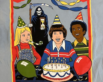 Steven Rhodes T Shirt Let’s Celebrate One Year Closer To Eternal Darkness Original NEW Size XL