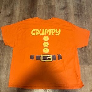 Grumpy T Shirt Orange 3X EUC!