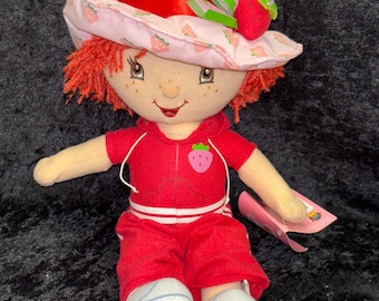 Strawberry Shortcake Workout Plush Mint With Tag 2004