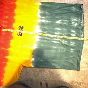 Urban Outfitters Tried and True Co. Vintage Lead Patch Tie-Dye Stripe Tee Size XL Good (not new) Condition Kinda rare! image 6