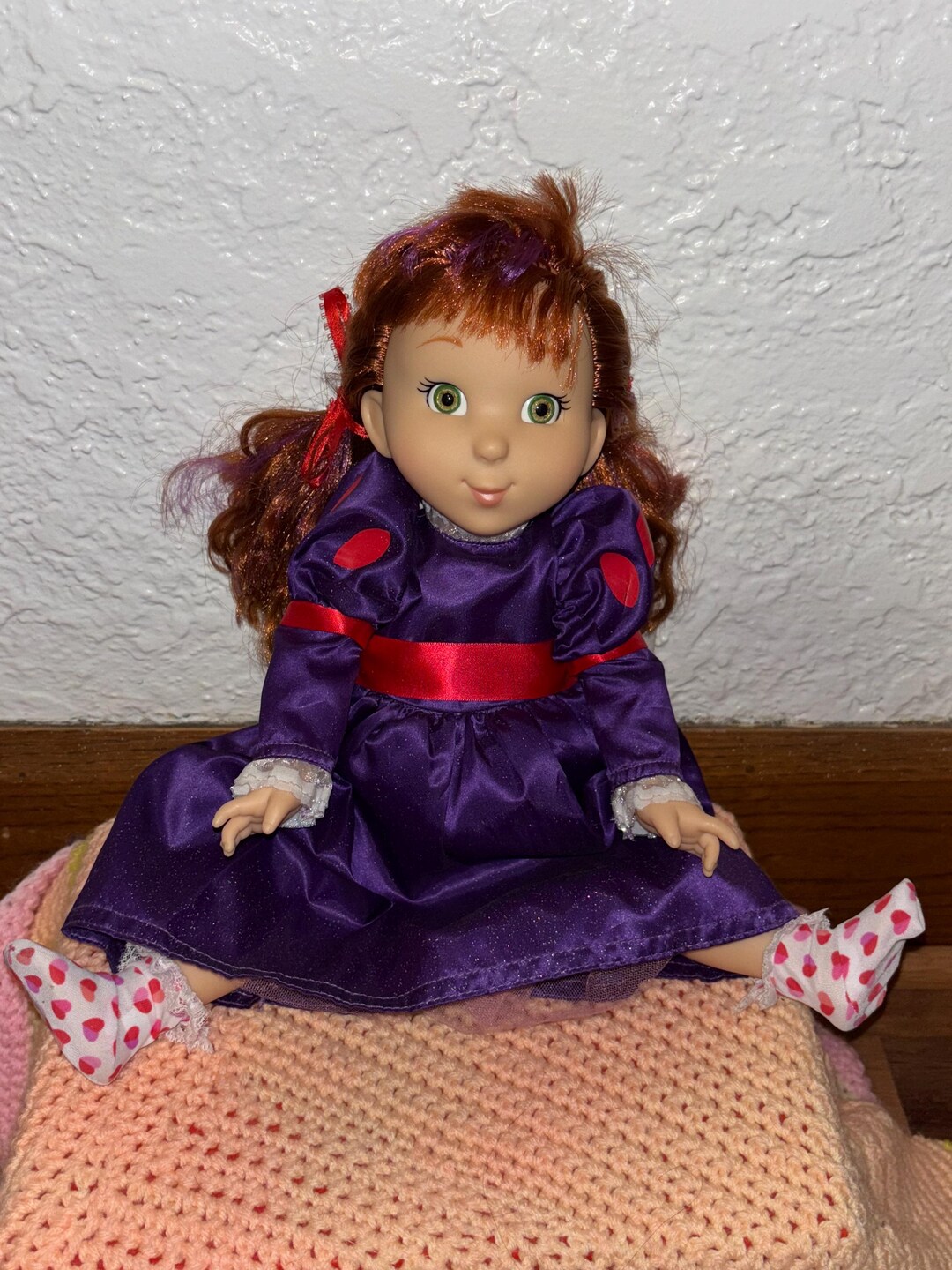 nancy purple dress Fancy Nancy Doll Jakks Pacific 2008 Purple Dress