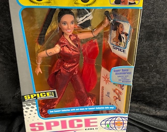Spice Girl Konsertkollektionsdocka Sporty Spice 1998