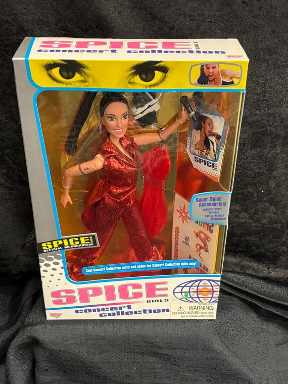 Spice Girl Concert Collection Doll Sporty Spice 1998 - Etsy
