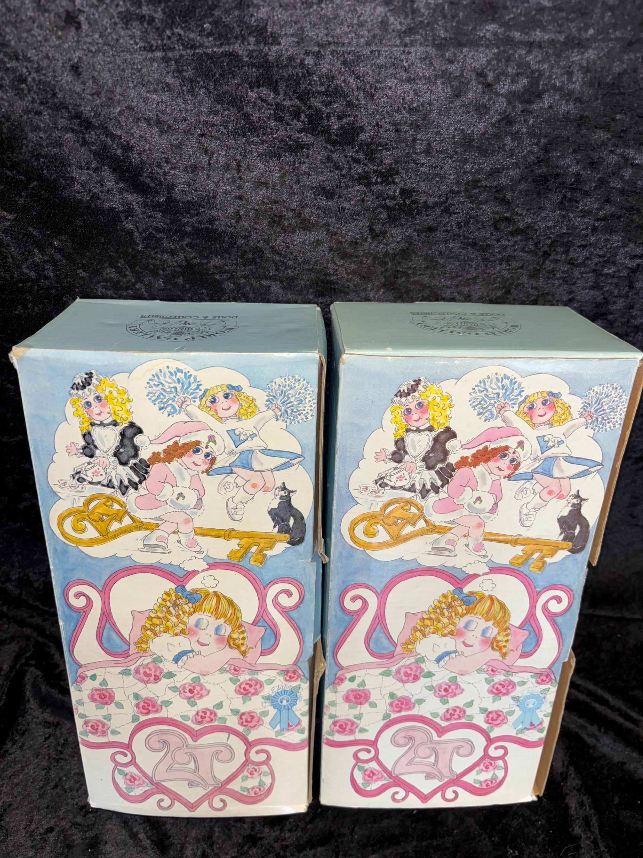 World Gallery Tootie Doll Set Of 2 New In Box - Mrs. Rudolph Valen-Tootie and Romeo Tootie
