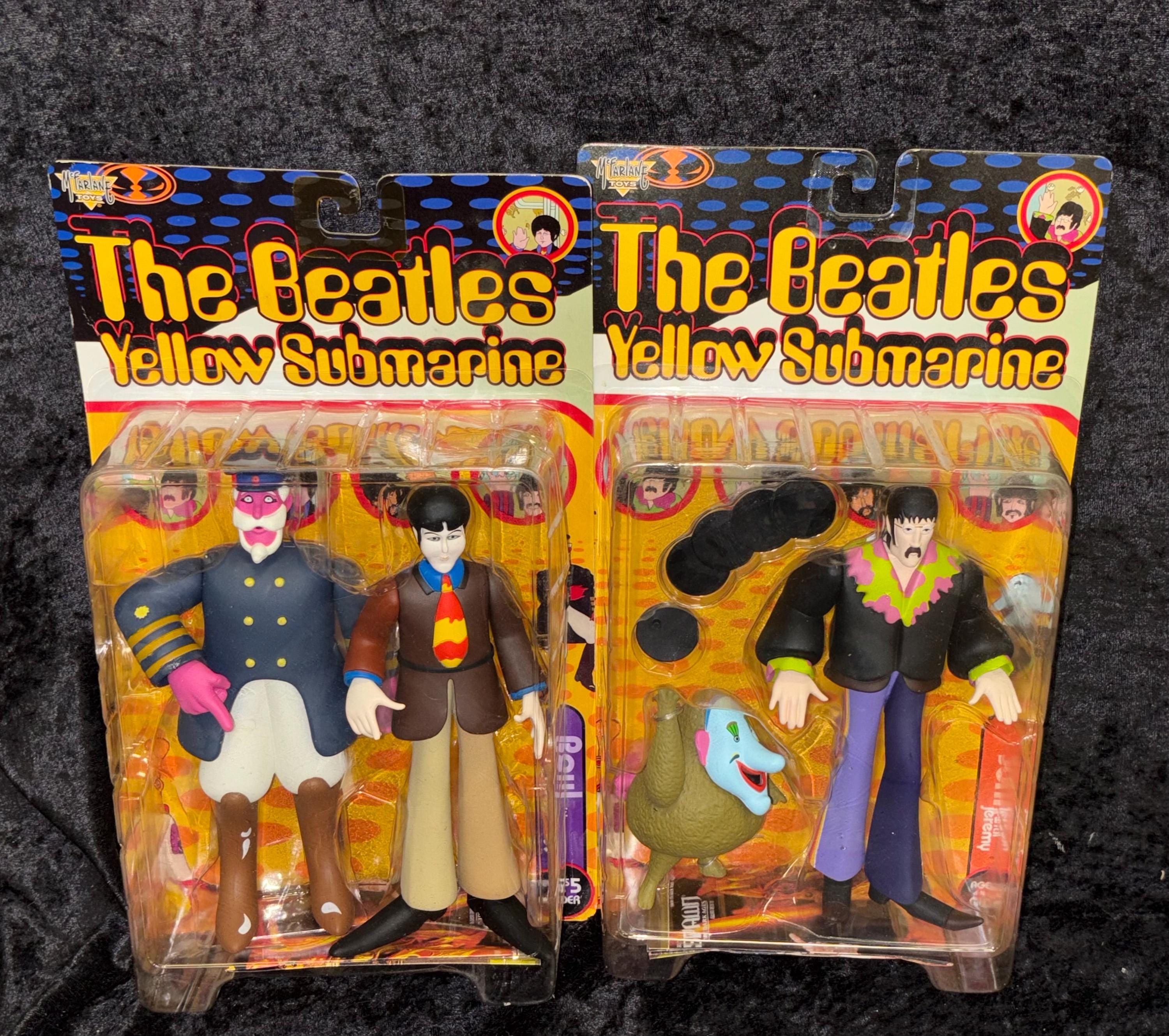 Beatles Yellow Submarine Figures - Etsy UK