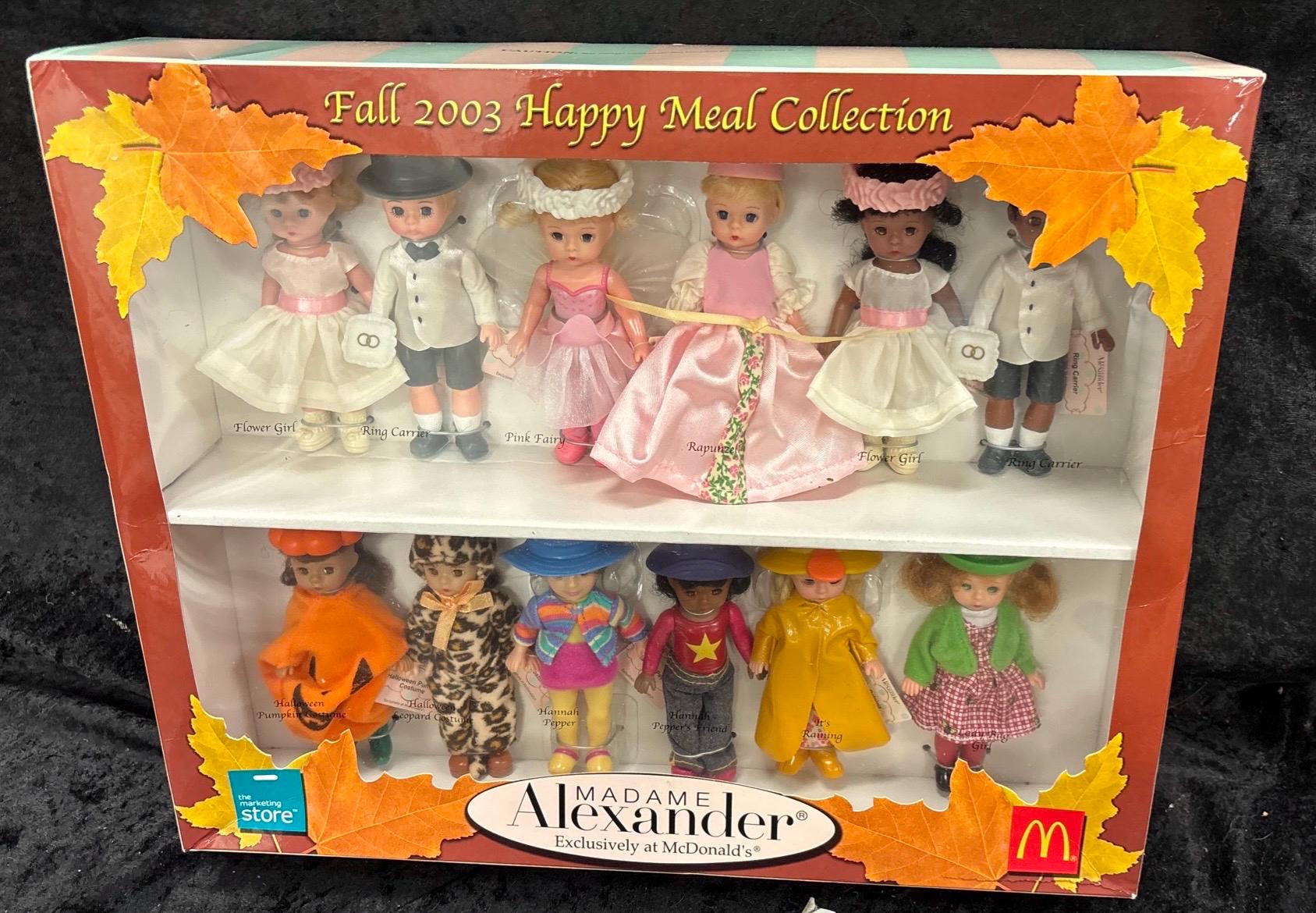 Madame Alexander Happy Meal Fall 2003 Collection in Box *SUPER