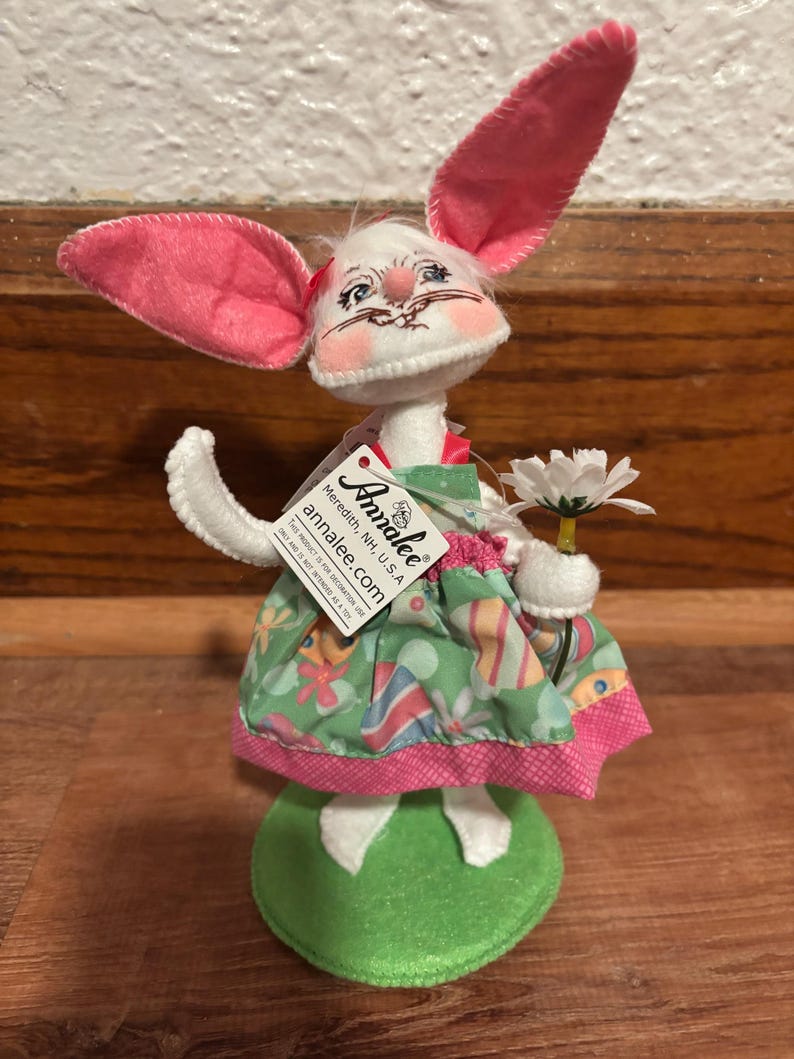 Annalee 2017 Easter Parade Girl Bunny W Tag Excellent! 7” - Etsy Canada