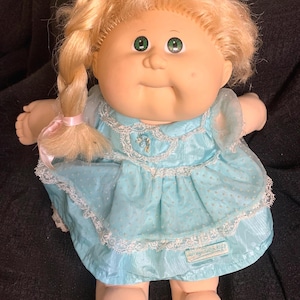 Cabbage Patch Kids Blonde Growing Hair Girl Doll 1987 *WORKS!*