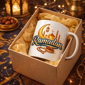 Ramadan PNG | Islamic Printable Design | Ramadan Mug Wrap & Hat Design | Muslim Gift | Eid Mubarak Sublimation | Instant Digital Download