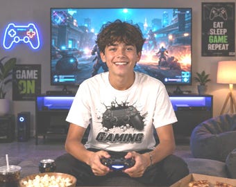 Gaming PNG, Gamer Controller Design, Video Game Shirt, Gaming T-Shirt Design, Gamer Gift, Esports Logo, Gaming Shirt, Instant Download