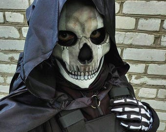 Ghost- Inspired Skull Mask for Cosplay, Military Mask