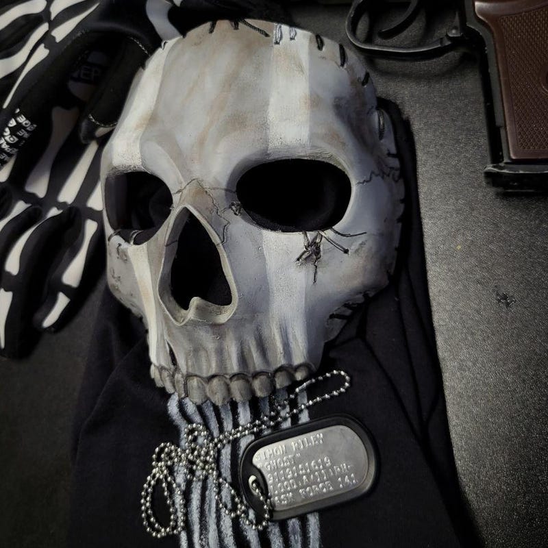 Simon Riley Classic Mask Simon Riley Ghost Mask - Etsy