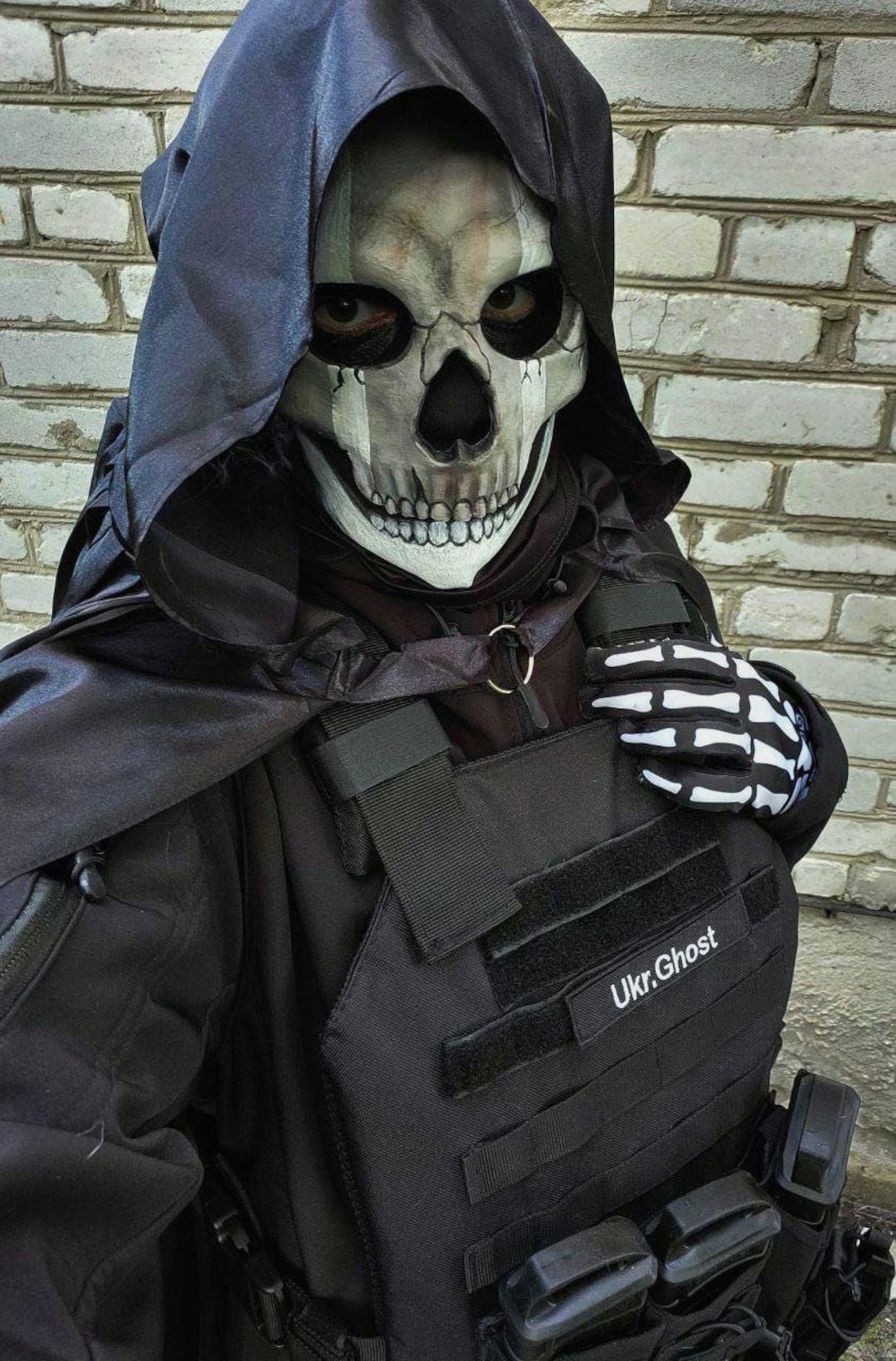 Ghost- Inspired Skull Mask for Cosplay, Military Mask - Etsy