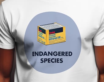 Vintage Kodak Aerochrome EIR Infrared Film Photography T-Shirt | Unisex Artistic Tee for Enthusiasts