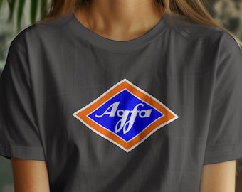 Vintage Agfa Logo Tee: Unisex Softstyle Shirt for Photography Enthusiasts and Film Lovers