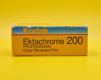 Kodak Ektachrome E200 120 Film Loose Rolls - Vintage Slide Transparency Medium Format Photography