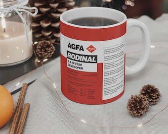 Rodinal Mug: Film Photography Gift for Darkroom Lovers