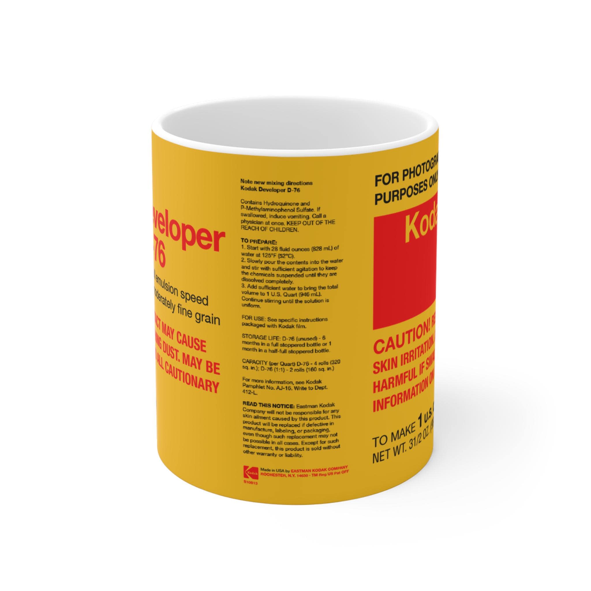 Kodak D-76 Mug