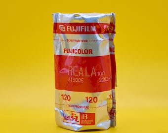 Fuji Reala 100 - 120 Medium Format Color Negative Film Loose Rolls Rare Vintage Stock