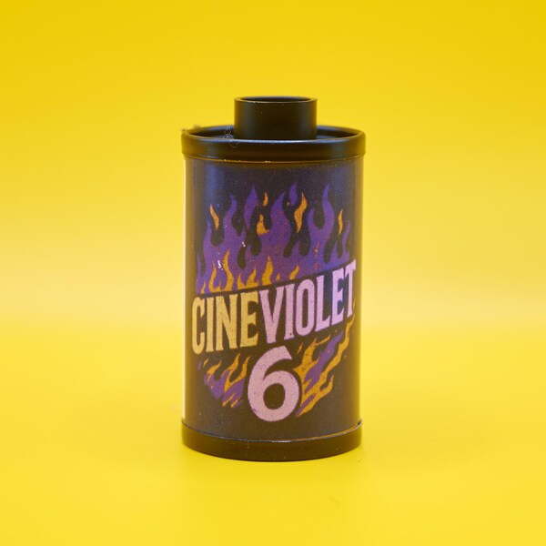 Transform Your Vision with CINEVIOLET 6 – Hand-Rolled Violet-Toned 35 mm Film Single 30-exp roll