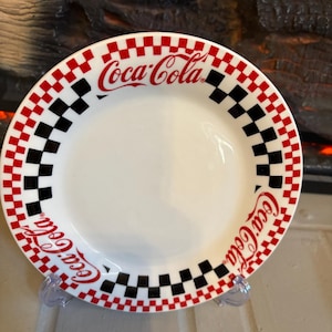 Vintage Coca-Cola salad plates, set of 2