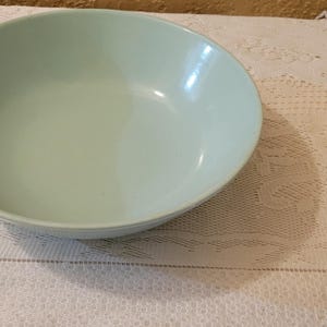Vintage Mint Green Pottery Bowl