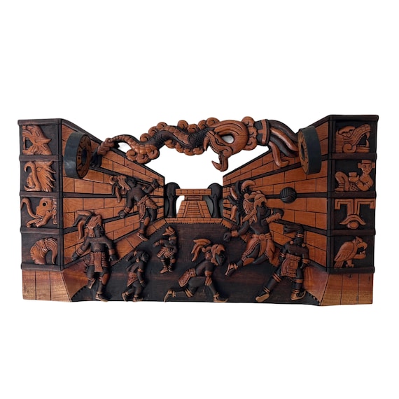 Pok-A-Tok Mayan ball game.