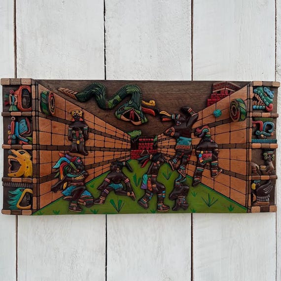 Pok-A-Tok Mayan ball game.